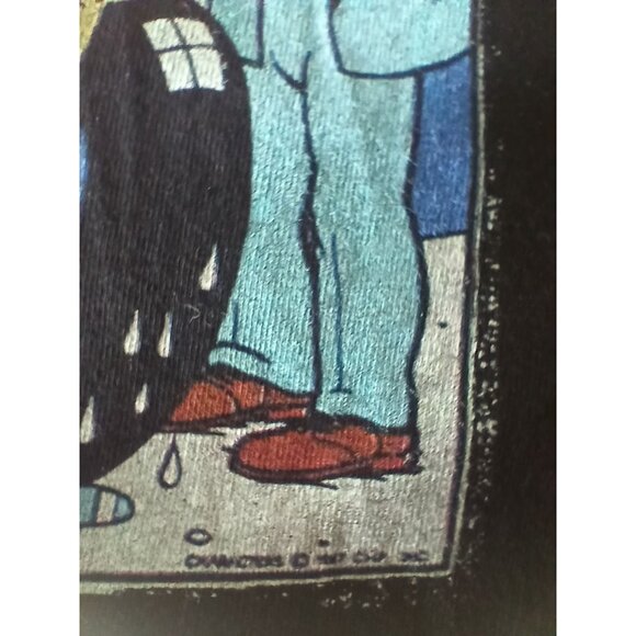 Vintage Alstyle Hard Core Detective Stories Graphic T Shirt Black Mens 2XL T C - Picture 12 of 16